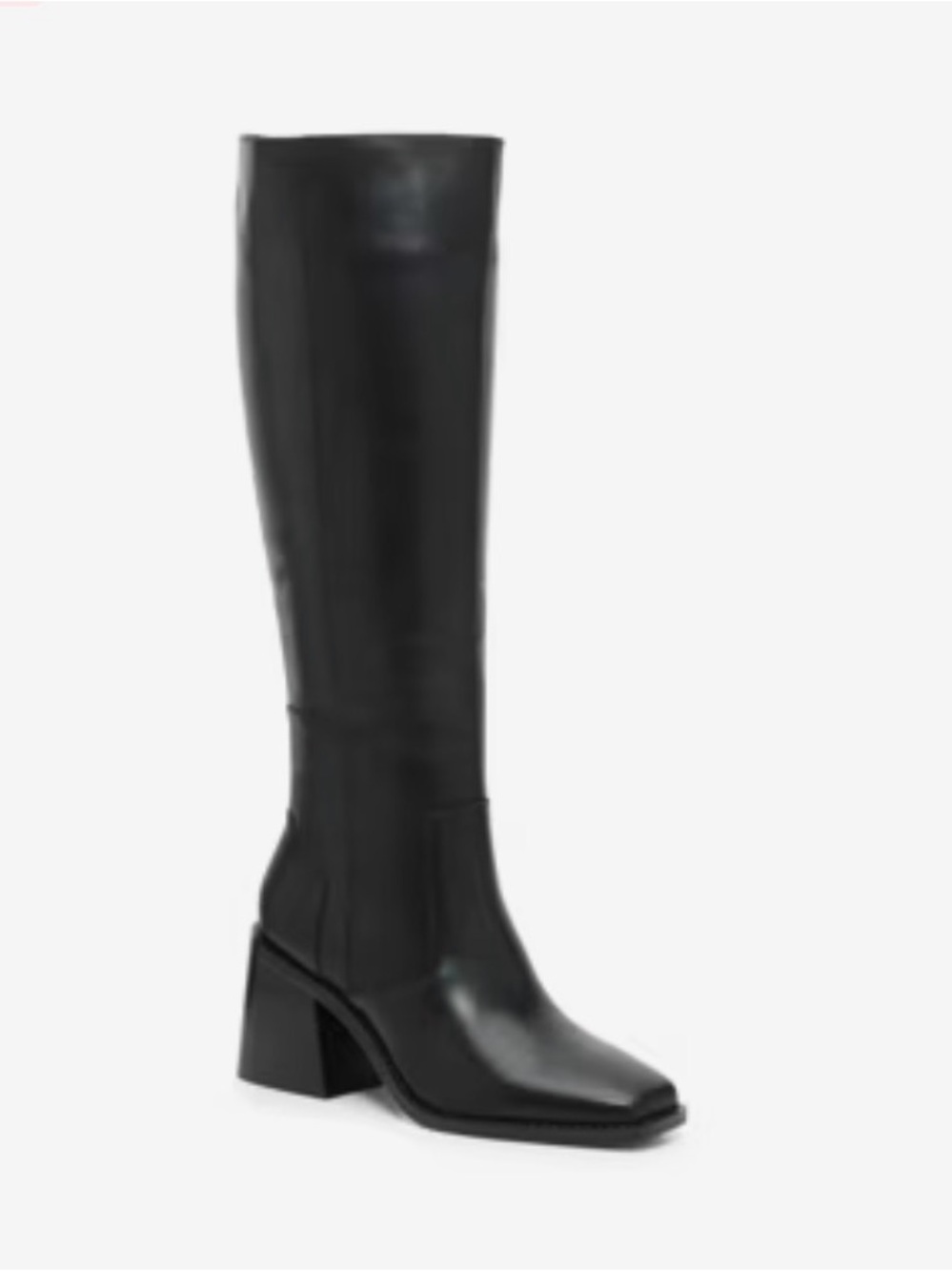 Vince Camuto Seshon Boot Black 6.5 M Wide Calf New Square Toe